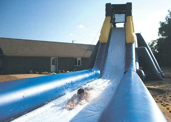 Dimensión inflable de los toboganes acuáticos los 20mx7mx8m del tamaño gigante para jugar del juego del resbalador