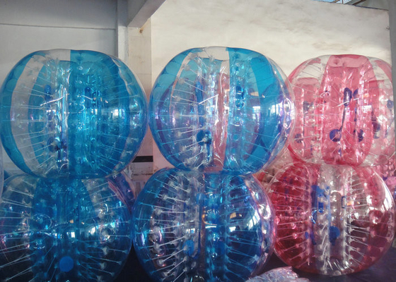 Balón de parachoques de la burbuja de la bola de fútbol inflable colorido de Zorbing para el juego al aire libre