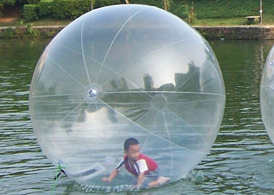 PVC transparente TPU que camina en tamaño de la aduana de la impresión del logotipo de la bola de la burbuja del agua