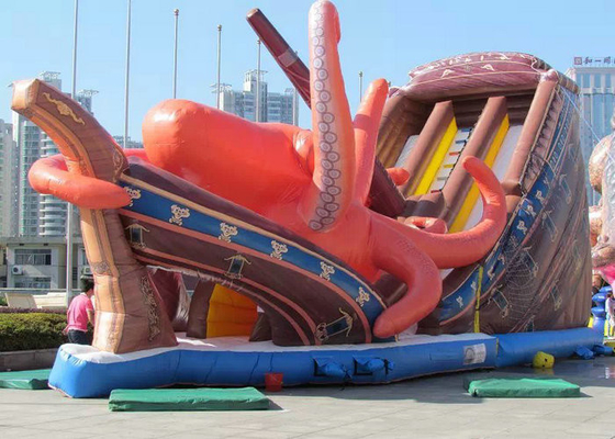 Lona durable inflable formada pulpo enorme AK-012 del PVC del parque de atracciones