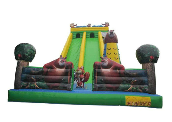 Parque inflable del juego de Retardent del marco, orden inflable gigante de la muestra del castillo aceptable