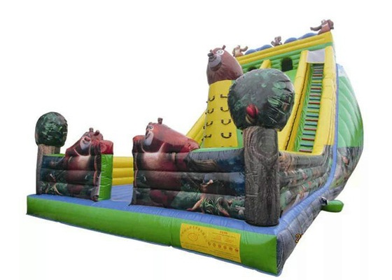 Parque inflable del juego de Retardent del marco, orden inflable gigante de la muestra del castillo aceptable