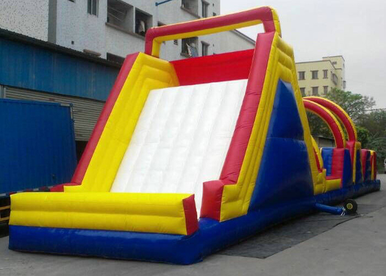 Lona segura del PVC de la carrera de obstáculos inflable gigante por encargo para los niños animosos