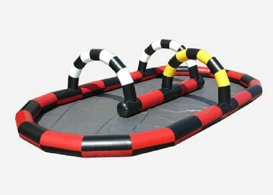 Los deportes inflables ignífugos juegan el circuito de carreras inflable del grueso de 0.55m m