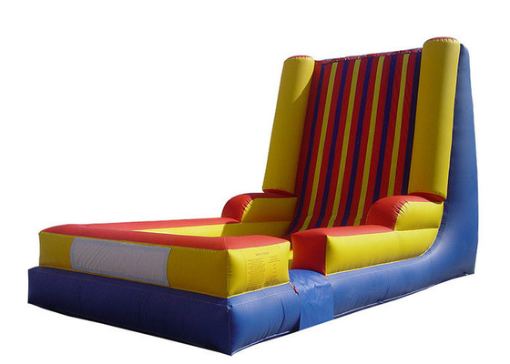 Costura segura de los deportes de los juguetes del velcro de la aguja cuádruple pegajosa inflable sin plomo de la pared