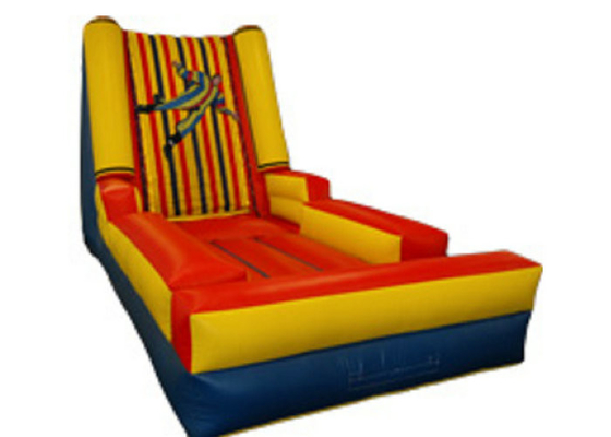 Costura segura de los deportes de los juguetes del velcro de la aguja cuádruple pegajosa inflable sin plomo de la pared