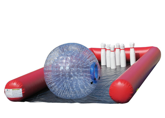El artículo inflable de los juguetes de los deportes de la flexibilidad excelente Zippers el juego inflable de los bolos
