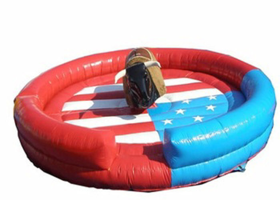 2 años de la garantía de arena inflable del montar a caballo, juegos inflables de los deportes con la máquina del paseo de Bull del rodeo