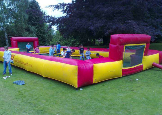 OEM/ODM amistosos de la lona del PVC de Eco Platón del campo de fútbol inflable sin plomo aceptado