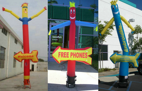Nilón inflable flexible de la prueba del rasgón de las muestras de publicidad con la señalización direccional