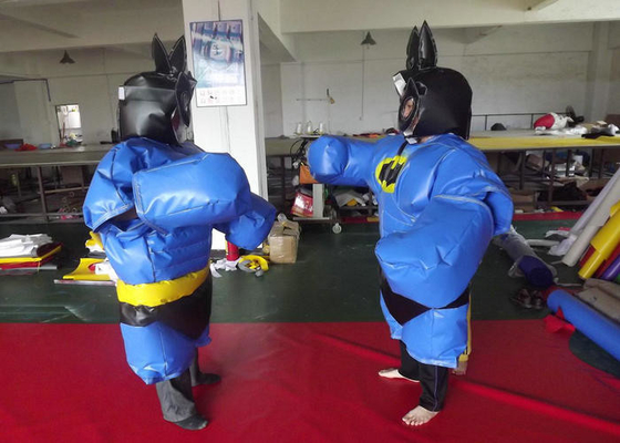 Rasgón del traje del luchador del sumo del aspecto de Batman resistente para los deportes al aire libre