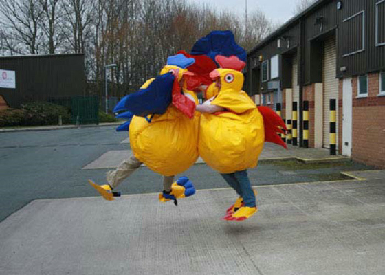 El luchador único del sumo del gallo explota los altos materiales de la lona del PVC de la seguridad del traje