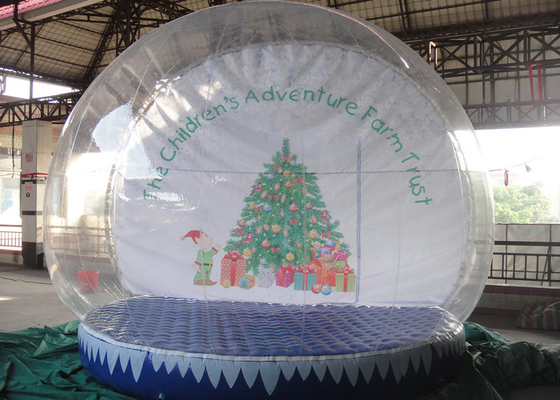 Transparencia inflable modificada para requisitos particulares del globo al aire libre de la nieve alta para la decoración