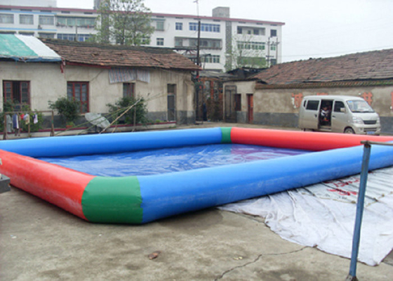 La lona coloreada mezcla explota el tamaño de las piscinas el 10mx8m para el parque de atracciones