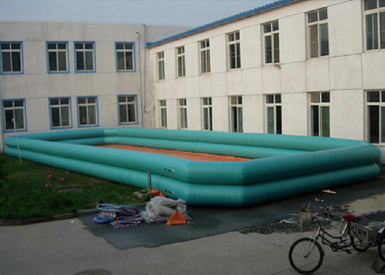 La piscina inflable al aire libre formada cuadrado, grande explota las piscinas ignífugas