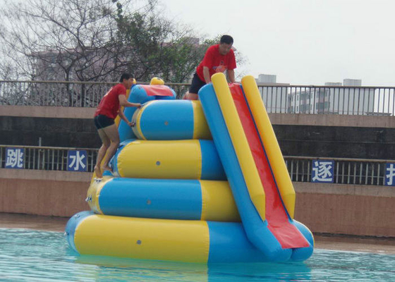 La diapositiva inflable sin plomo del tubo, los 4mx4mx4m explota durabilidad de los juguetes del agua alta