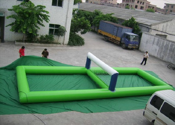Dimensión inflable de la corte de voleibol de los deportes del patio el 12mx6m 2 años de garantía