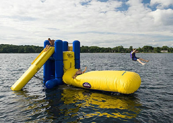 Juguetes inflables del lago alta safety, juguetes de la piscina de la diversión con gota inflable del agua