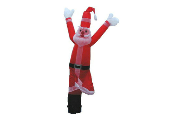 2m - la altura de los 6m explota al hombre que agita, haciendo publicidad de bailarines del aire que Papá Noel formó