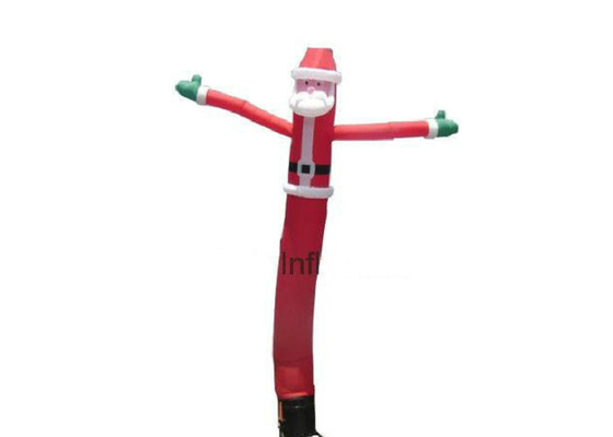 2m - la altura de los 6m explota al hombre que agita, haciendo publicidad de bailarines del aire que Papá Noel formó
