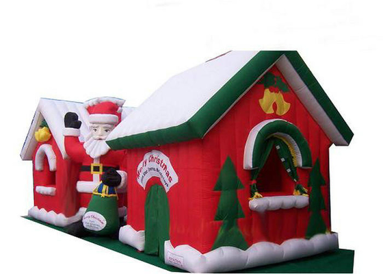 Dimensión inflable de las decoraciones los 9.5mx4m del día de fiesta del diseño colorido sin plomo