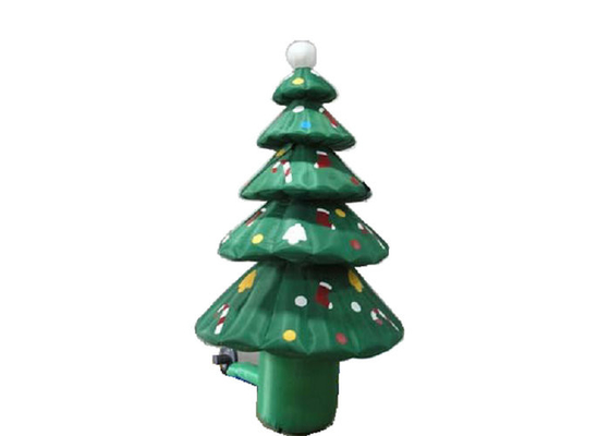 Materiales de nylon revestidos del PVC del árbol de navidad inflable de la promoción de la publicidad