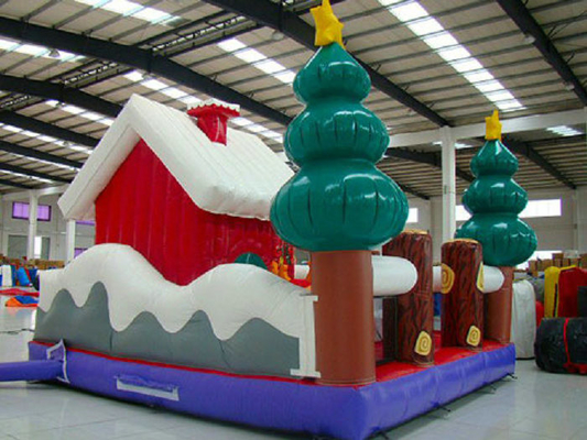 Caja fuerte inflable de las decoraciones del día de fiesta del parque de atracciones bastante para la Navidad