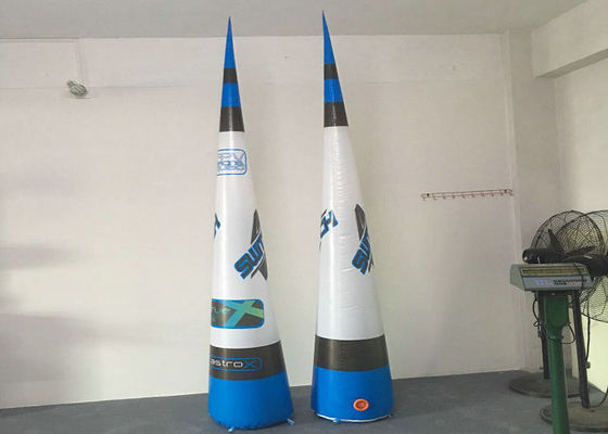 El globo cónico enciende para arriba los materiales de nylon cubiertos PVC amistosos de Inflatables Eco