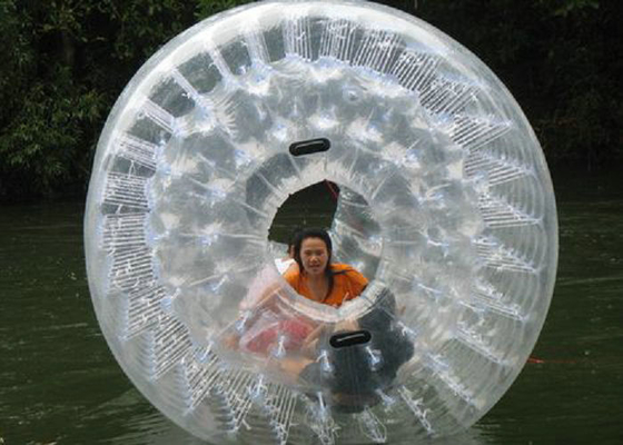 La bola clara del hámster de la piscina del PVC modificó tecnología soldada con autógena impresa color del aire para requisitos particulares caliente