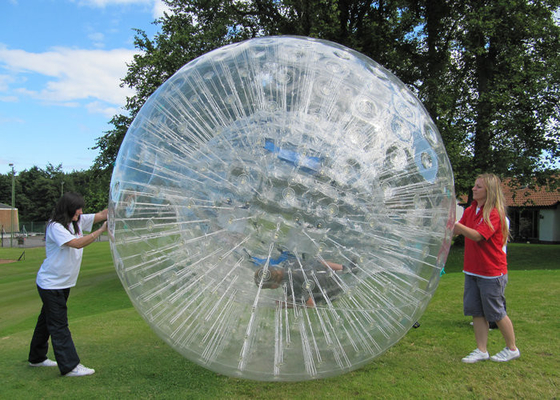 Eco grande amistoso explota la bola de la burbuja, alta transparencia de la bola inflable del hámster