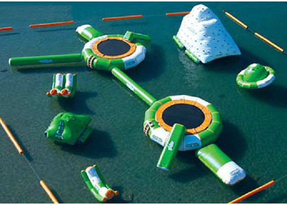 Caja fuerte sin plomo combinada del parque inflable del agua del diseño para jugar de los niños