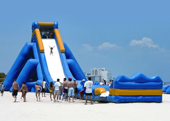 Dimensión inflable de los toboganes acuáticos los 20mx7mx8m del tamaño gigante para jugar del juego del resbalador