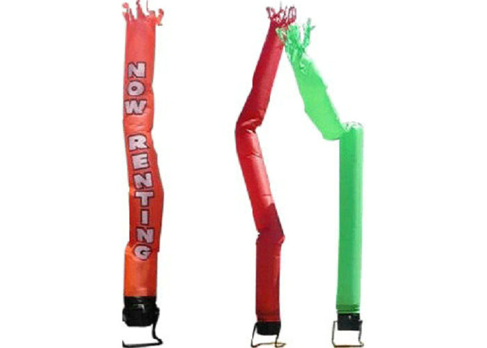 Las muestras de publicidad inflables de nylon del PVC de Durble coloridas explotan al hombre que agita