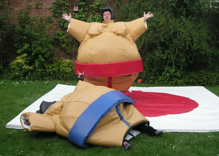 Trajes al aire libre de la lucha de sumo del juego que luchan vestidos fácilmente para las edades 5 años a los adultos
