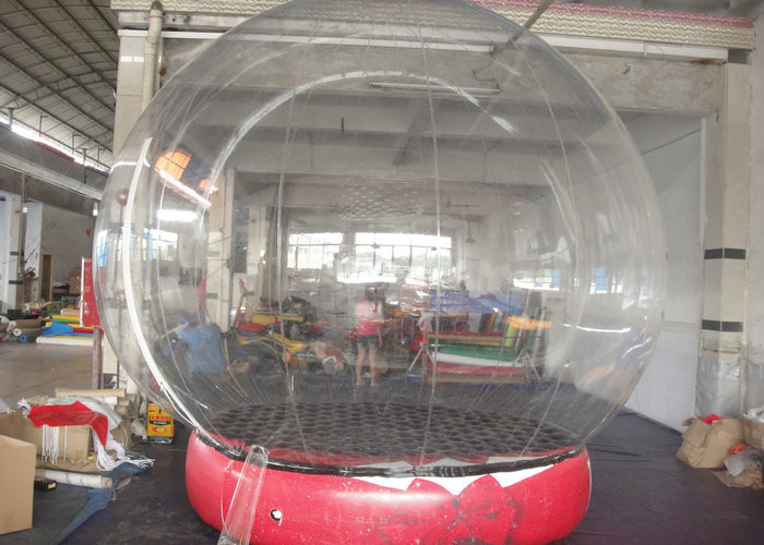CE transparente del aspecto del color del globo inflable cambiable de la nieve aprobado